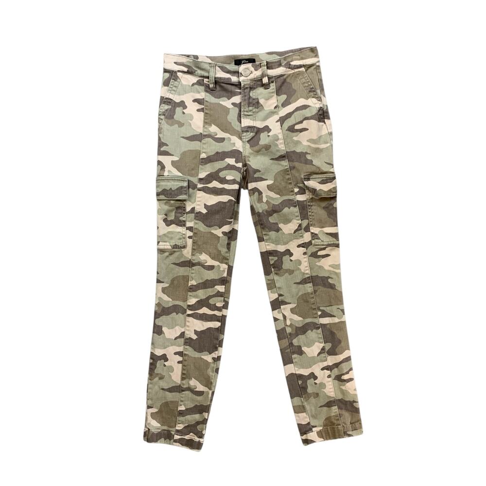J Crew Pants Womens 26 Camo Vintage Straight Cargo Cropped Cotton Blend Pockets